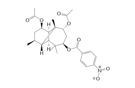 (1R,3S,4S,5S,7R,9R,10R,11R)-1,9-Diacetyloxy-7-p-nitrobenzoyloxylongipinane