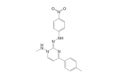 Methyl-2-[(4'-nitrophenylhydrazono)-4-(p-tolyl)-2H-pyrimidin-1'-ylamine