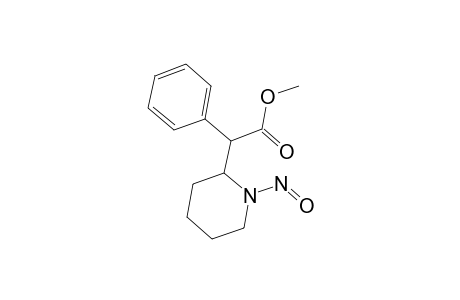 2-Piperidineacetic acid, 1-nitroso-.alpha.-phenyl-, methyl ester