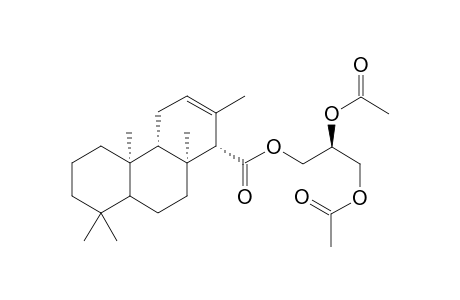 Isocopalic acid 2,3-diacetoxypropyl ester