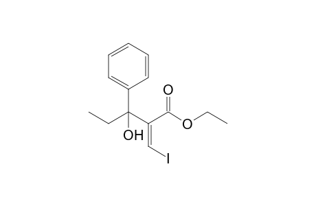 (2Z)-3-hydroxy-2-(iodomethylidene)-3-phenylpentanoic acid ethyl ester
