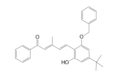 [2'-Benzyloxy-6-hydroxy-4-(t-butyl)-.gamma.-methylcinnamylidene]acetophenone