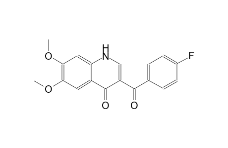 3-(4-fluorobenzoyl)-6,7-dimethoxy-4(1H)-quinolinone