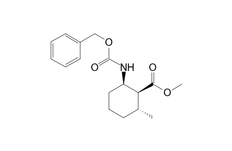 (1S,2R,6R)-2-(benzyloxycarbonylamino)-6-methyl-cyclohexanecarboxylic acid methyl ester