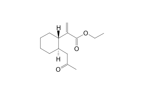 2-[(1S,2R)-2-(2-oxopropyl)cyclohexyl]-2-propenoic acid ethyl ester