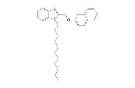 1H-1,3-Benzimidazole, 2-[(2-naphthalenyloxy)methyl]-1-undecyl-