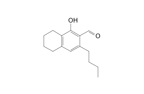 3-Butyl-1-hydroxy-5,6,7,8-tetrahydronaphthalene-2-carbaldehyde