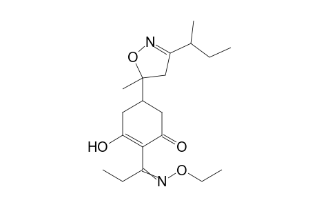 2-Cyclohexen-1-one, 5-[4,5-dihydro-5-methyl-3-(1-methylpropyl)-5-isoxazolyl]-2-[1-(ethoxyimino)propyl]-3-hydroxy-