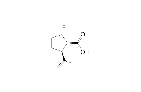 (1r*,2s*,5s*)-5-methyl-2-(methylethenyl)cyclopentane-carboxylic acid