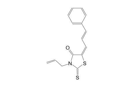 (5E)-3-allyl-5-[(2E)-3-phenyl-2-propenylidene]-2-thioxo-1,3-thiazolidin-4-one