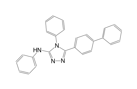 N-(5-[1,1'-biphenyl]-4-yl-4-phenyl-4H-1,2,4-triazol-3-yl)-N-phenylamine