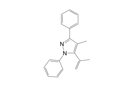 1H-Pyrazole, 4-methyl-5-(1-methylethenyl)-1,3-diphenyl-