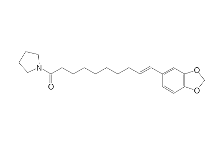 ISOPIPEROLEIN-B;1-[(E)-10-(3,4-METHYLENEDIOXYPHENYL)-DEC-9-ENOYL]-PYRROLIDINE