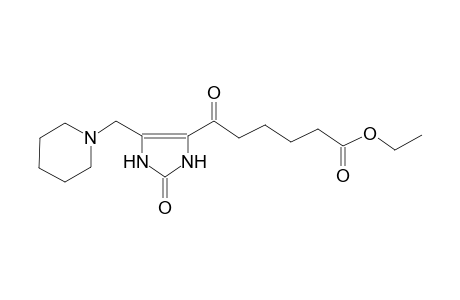 ethyl 6-oxo-6-[2-oxo-5-(1-piperidinylmethyl)-2,3-dihydro-1H-imidazol-4-yl]hexanoate