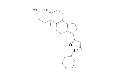 Pregn-4-en-3-one, 20,21-[(cyclohexylborylene)bis(oxy)]-, (20R)-