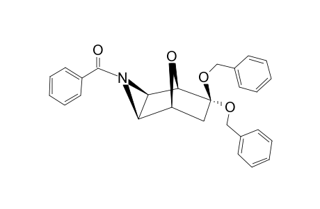 (1RS,2SR,4RS,5RS)-6,6-BIS-(BENZYLOXY)-3-AZA-8-OXATRICYCLO-[3.2.1.0]-OCT-3-YL-PHENYLKETONE
