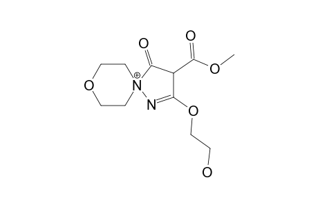 2-(2-HYDROXYETHOXY)-3-(METHOXYCARBONYL)-4-OXO-8-OXA-1-AZA-5-AZONIASPIRO-[4.5]-DEC-1-ENE-5-IUM-3-IDE
