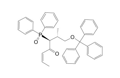Z-5-Diphenylphosphinoyl-6-methyl-7-triphenylmethoxyhept-2-en-4-one diasterisomer
