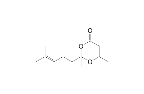 2,6-Dimethyl-2-(4-methyl-3-pentenyl)-4H-1,3-dioxin-4-one