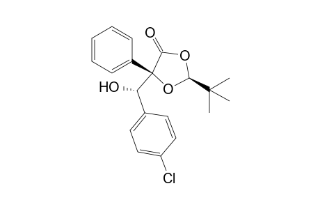 (2S,5R,1'S)-2-(tert-butyl)-5-[1'-hydroxy1'-(4-chlorophenyl)methyl]-5-phenyl-1,3-dioxolane-4-one