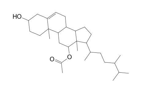 Ergost-5-ene-3,12-diol, 12-acetate, (3.beta.,12.alpha.)-