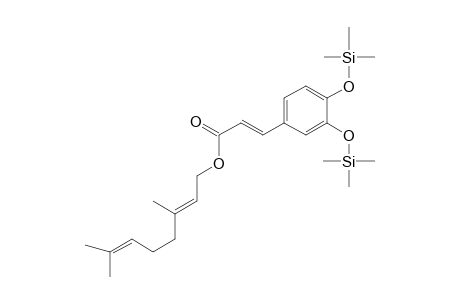 Neryl (E)-caffeate, di-TMS