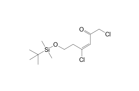 (E)-6-(tert-Butyldimethylsiloxy)-1,4-dichloro-hex-3-en-2-one