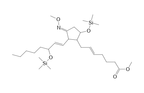 Methyl 7-(2-(3-trimethylsiloxy-1-octenyl)-3-methoxyimino-5-trimethylsiloxycyclopentyl)hept-5-enoate