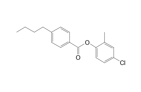 4-Butylbenzoic acid, 4-chloro-2-methylphenyl ester