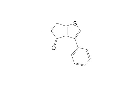 2,5-Dimethyl-3-phenyl-5,6-dihydrocyclopenta[1,2-b]thiophen-4-one