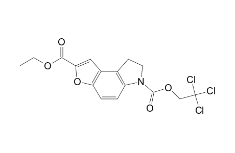 7,8-Dihydro-6H-furo[3,2-e]indole-2,6-dicarboxylic acid, 6-(2,2,2-trichloroethyl) 2-ethyl ester