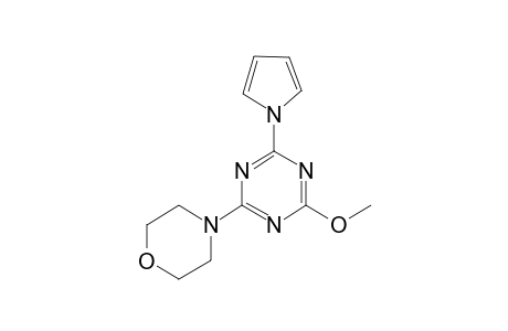 4-(4-Methoxy-6-pyrrol-1-yl-1,3,5-triazin-2-yl)morpholine