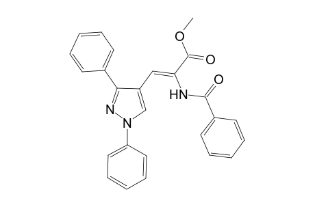 (Z)-methyl 2-benzamido-3-(1,3-diphenyl-1H-pyrazol-4-yl)acrylate