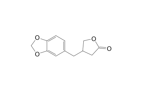 4-(1,3-benzodioxol-5-ylmethyl)-2-oxolanone