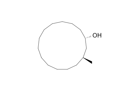 (1S,3S)-3-methyl-1-cyclopentadecanol