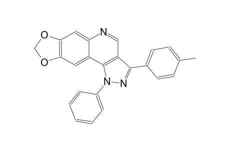 3-(4-methylphenyl)-1-phenyl-1H-[1,3]dioxolo[4,5-g]pyrazolo[4,3-c]quinoline