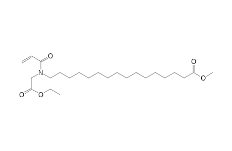 methyl 16-[(2-ethoxy-2-oxo-ethyl)-prop-2-enoyl-amino]hexadecanoate