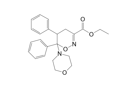 Ethyl 6-(1-Morpholino)-5,6-diphenyl-4H-[1,2]oxazine]-3-carboxylate