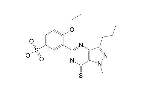 DEPIPERAZINOTHIOSILDENAFIL;4-ETHOXY-3-(1-METHYL-7-THIO-3-PROPYL-1-H-PYRAZOLO-[4.3-D]-PYRIMIDIN-5-(6-H)-YL)-BENZENESULFONIC_ACID