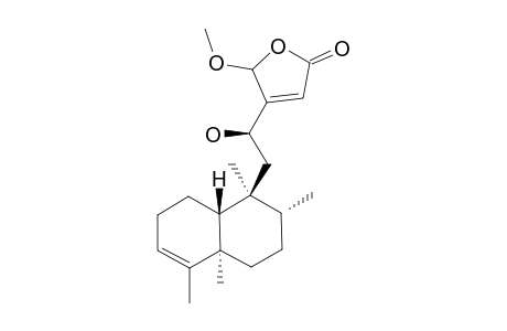 12-(S)-HYDROXY-16-ZETA-METHOXYCLERODA-3,13-DIEN-15,16-OLIDE