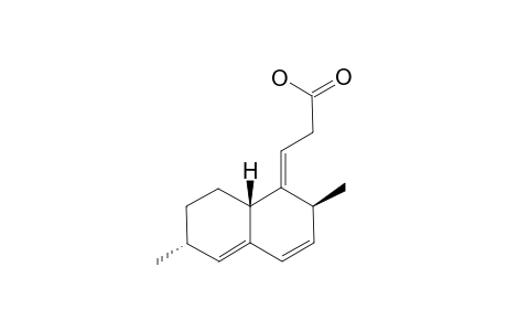 MONASCUSIC_ACID_E;3-(2,6-DIMETHYL-2,6,7,8,8A-PENTAHYDRONAPHTHALEN-1-YLIDENE)-PROPANOIC_ACID