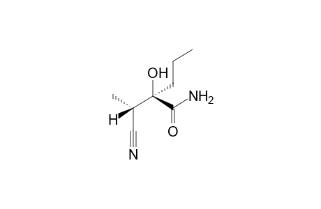 (R)-2-[(S)-1-Cyanoethyl]-2-hydroxy-2-pentanamide