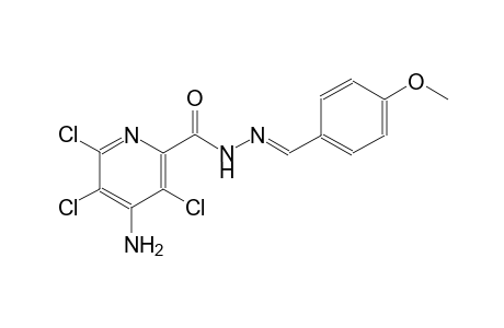 4-amino-3,5,6-trichloro-N'-[(E)-(4-methoxyphenyl)methylidene]-2-pyridinecarbohydrazide