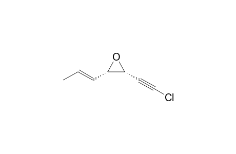 Oxirane, 2-(chloroethynyl)-3-(1-propenyl)-, cis-