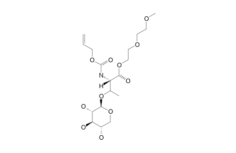 N-(ALLYLOXYCARBONYL)-O-(BETA-D-XYLOPYRANOSYL)-L-THREONINE-(METHOXYMETHYL)-ETHYLESTER