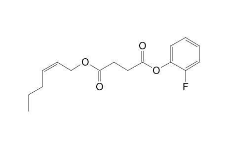 Succinic acid, 2-fluorophenyl cis-hex-2-en-1-yl ester