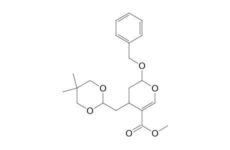 Methyl (2RS,4SR)/(2SR,4SR)-2-(Benzyloxy)-4-[(5,5-dimethyl-1,3-dioxan-2-yl)methyl]-3,4-dihydro-2H-pyran-5-carboxylate