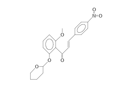 2'-Methoxy-4-nitro-6'-(tetrahydro-pyran-2-yl-oxy)-chalcone