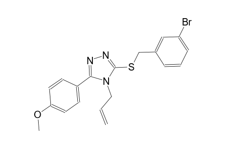 4-allyl-3-[(3-bromobenzyl)sulfanyl]-5-(4-methoxyphenyl)-4H-1,2,4-triazole