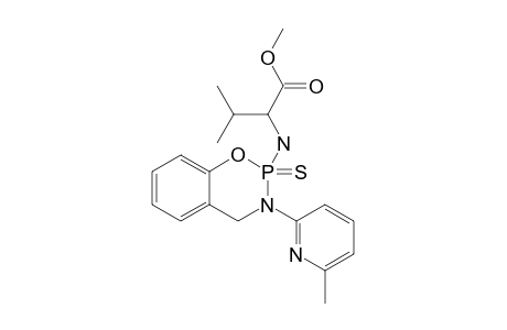 METHYL-3-METHYL-2-[3-(6-METHYL-2-PYRIDYL)-2-THIOXO-3,4-DIHYDRO-2H-1,3,2-LAMBDA(5)-BENZOXAZAPHOSPHININ-2-YL]-AMINOBUTANOATE